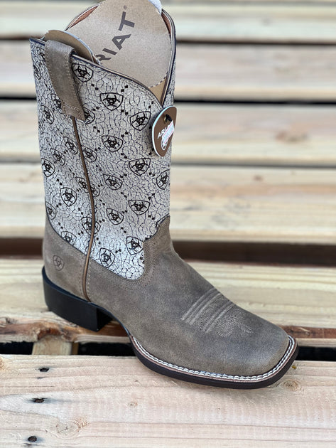 Ariat round up hotsell square toe vintage bomber