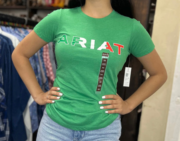 Ariat Womens Viva Mexico T-Shirt - Green