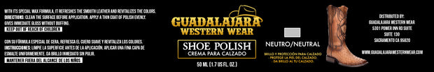 NEUTRAL SHOE POLISH / CREMA PARA CALZADO NEUTRAL