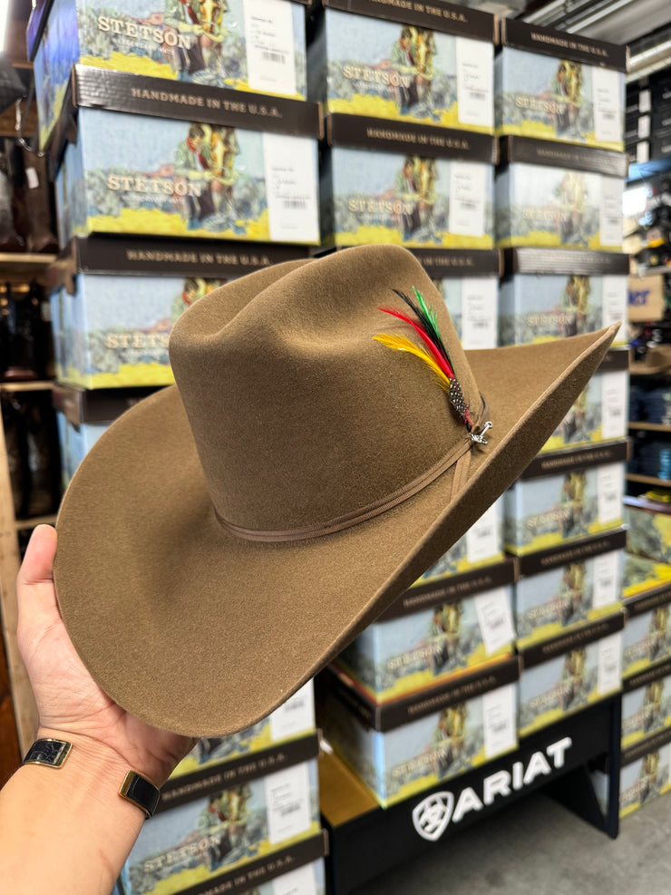 Stetson 6x Spartan Acorn Cowboy Felt Hat Sinaloa (Copa Chica Falda/Brim 4")