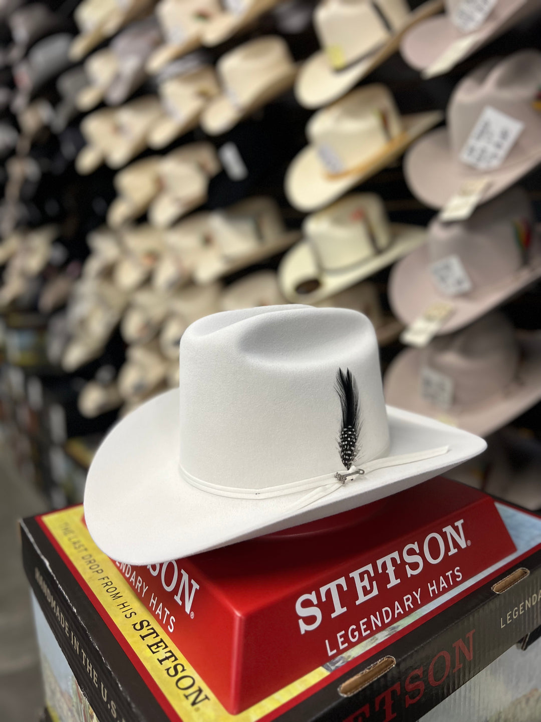 Stetson Rancher 6x Reg Fur Felt Hat White, hotsell Texana Stetson Blanca 6x 7 1/8