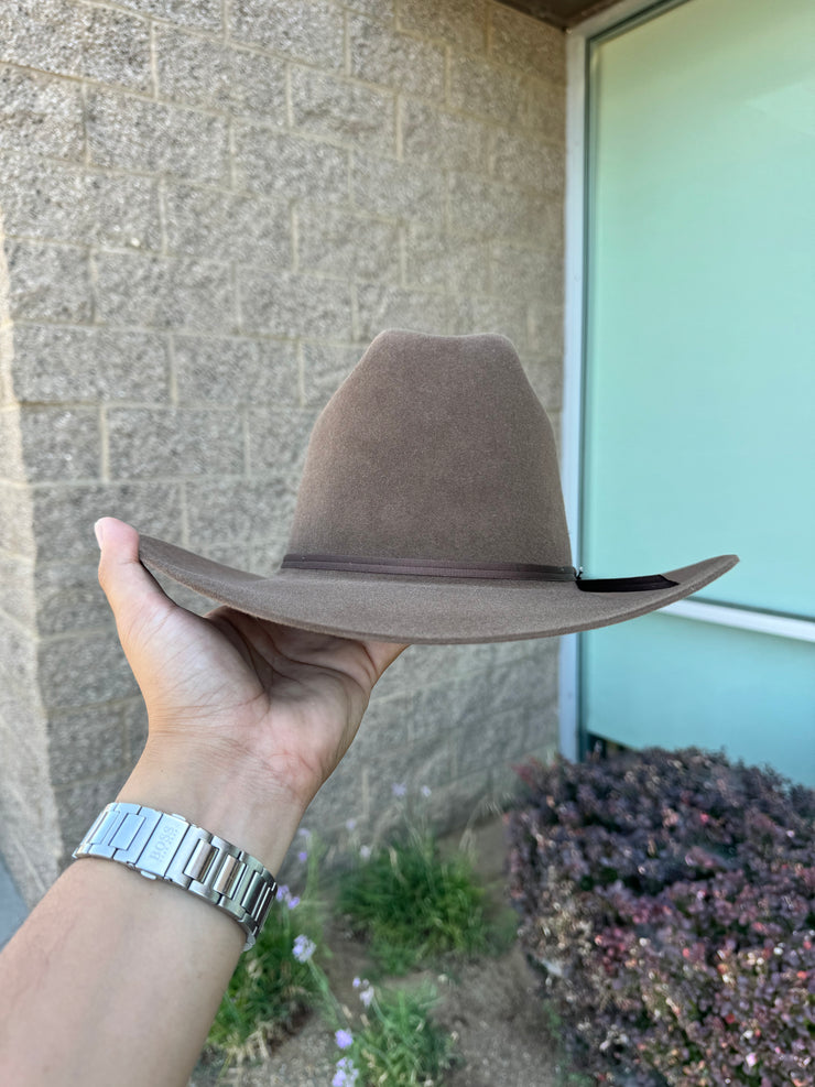 Stetson 6x Rancher Acorn Cowboy Felt Hat (Copa Alta Falda/Brim 3.5")