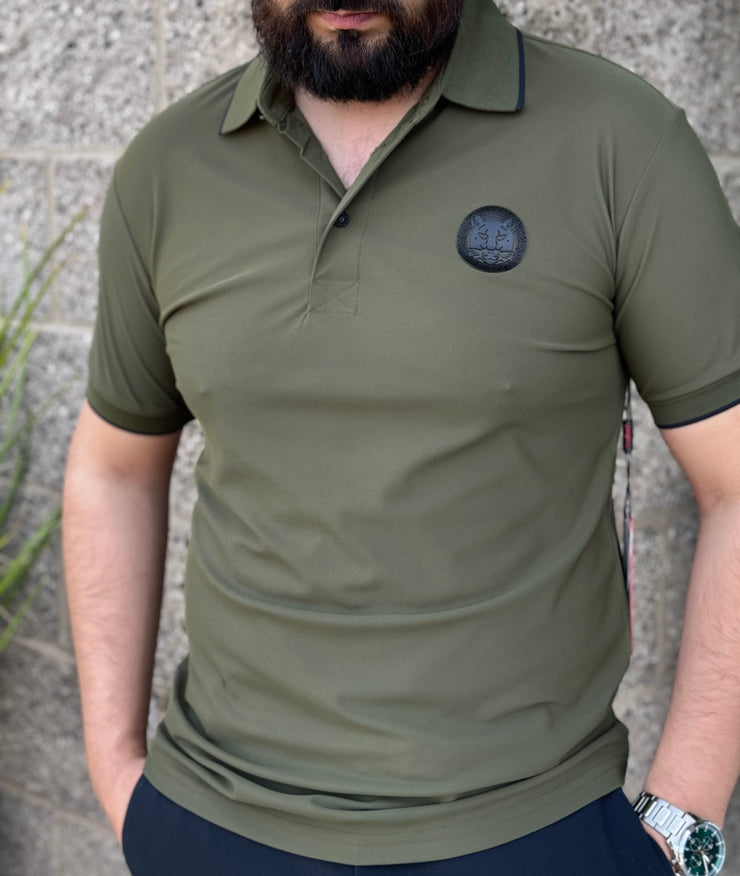 Platini Modern Polo (Olive Green) - JPS9790