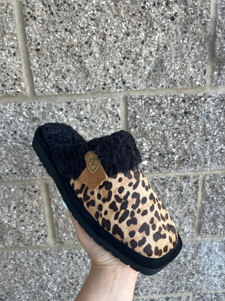 Silversmith Chetah Print  Square Toe Women Slippers