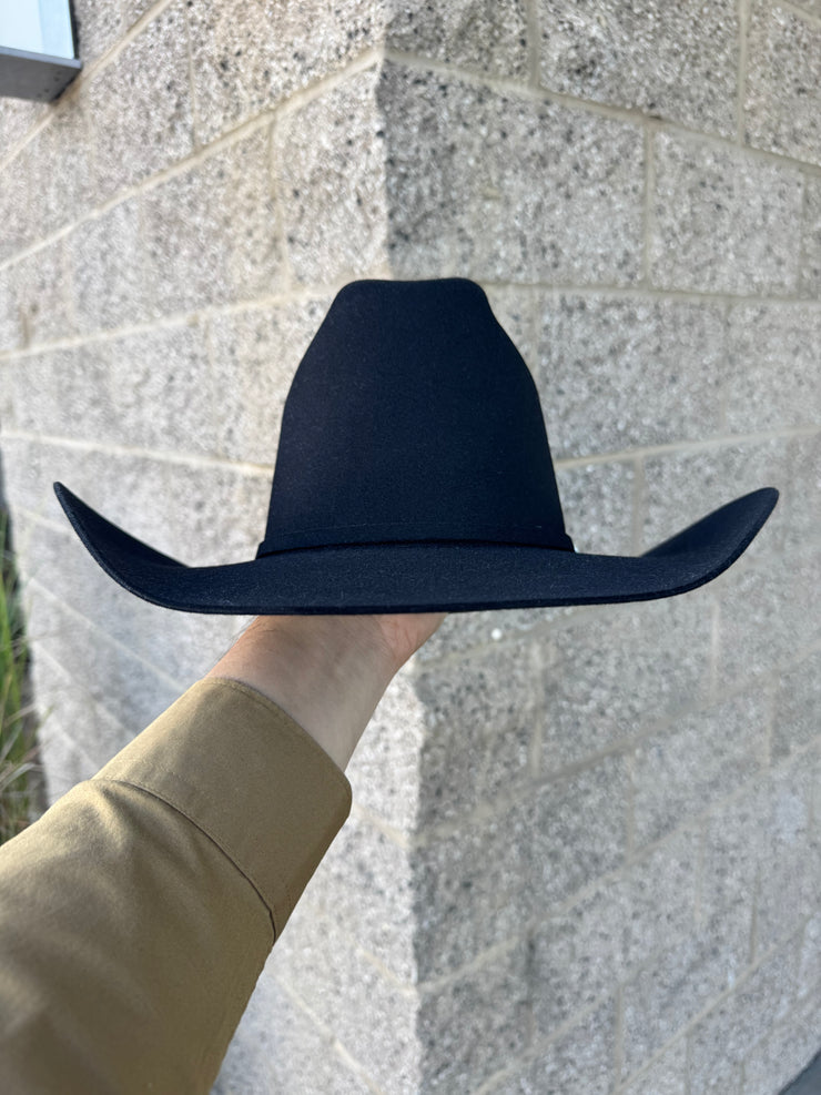 Stetson 6x Mezcal Color Black (Copa Alta 5" Falda 4")