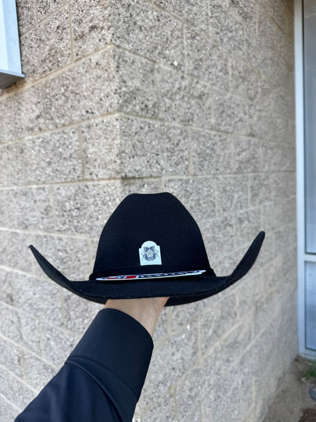 Justin Men's 3x Rodeo Black Felt Cattleman Cowboy Hat