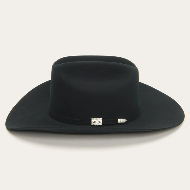 Stetson El Amo 500x Premier Cowboy Felt Hat Western Black – Guadalajara ...