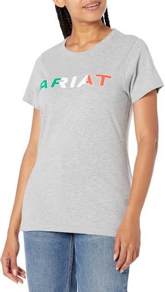 Ariat Womens Viva Mexico T-Shirt - (Heather Grey/Gris Claro)