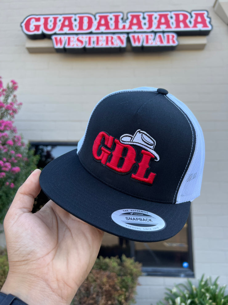 Guadalajara "Sombrero" Blk/White Cap