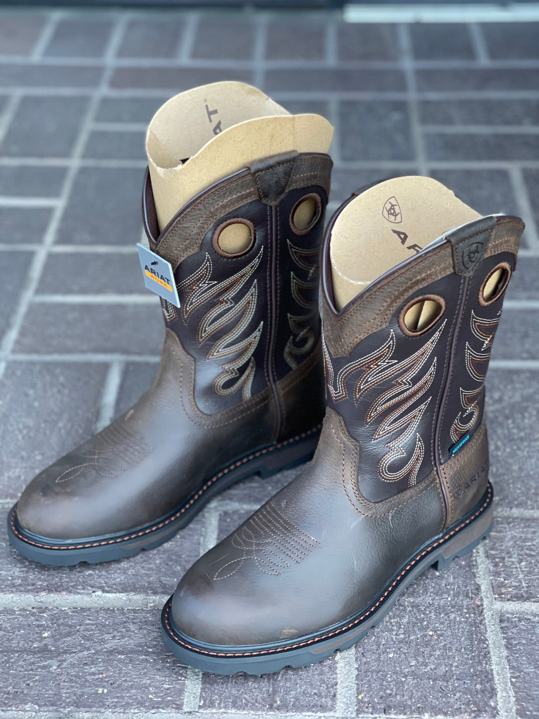 Ariat Groundwork Waterproof Round Toe Work Boot Guadalajara Western Wear