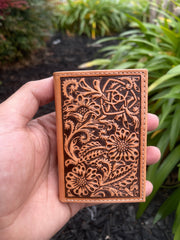 Ariat Mens Dark Chocolate Bi-Fold Wallet