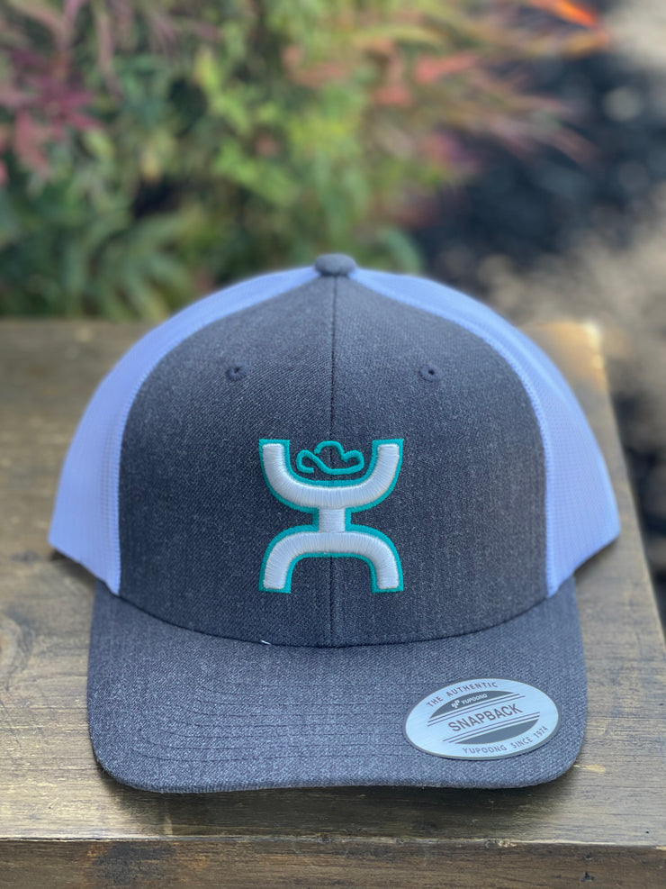 Hooey Sterling Teal/Grey Cap