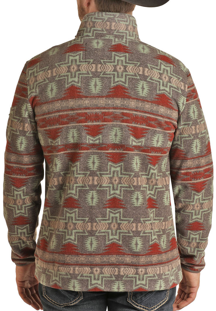 Panhandle Men's Aztec Fleece Pullover