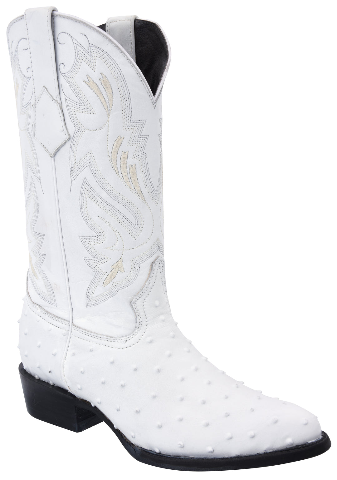 Ostrich boots white best sale